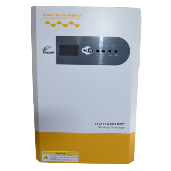 FiveStar 8KVA 48V 6000W Hybrid Inverter 100A MPPT – Very Nice Things