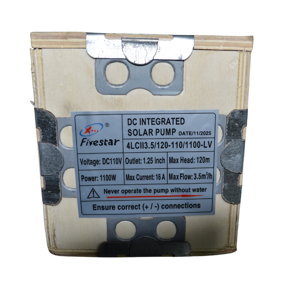 Solar Borehole Water Pump / 1100w 110v / DC Integrated / 120m / 3.5m³/h - Image 3